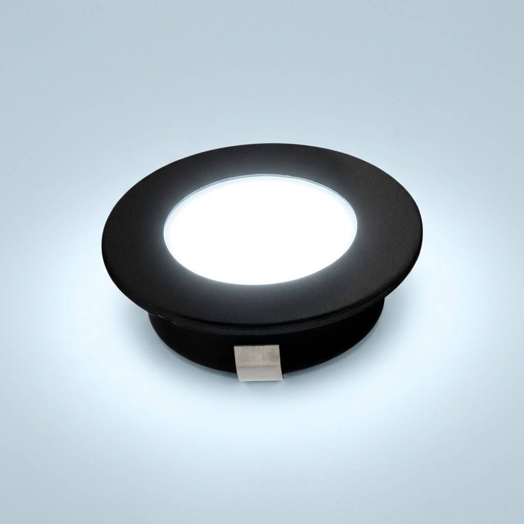 ACK 3W 6500K Beyaz 210lm Sıva Altı Mini Yuvarlak Led Spot (Siyah Kasa) AH07-01230 - 3