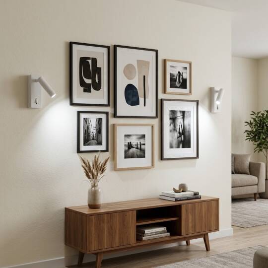 ACK 3W 6500K Beyaz 270lm Alüminyum LED Aplik (Beyaz) AH09-00530 - 2