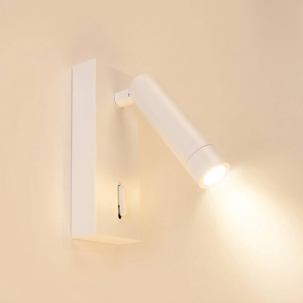 ACK 3W 3000K Günışığı 270lm Alüminyum LED Aplik (Beyaz) AH09-00500 - 3