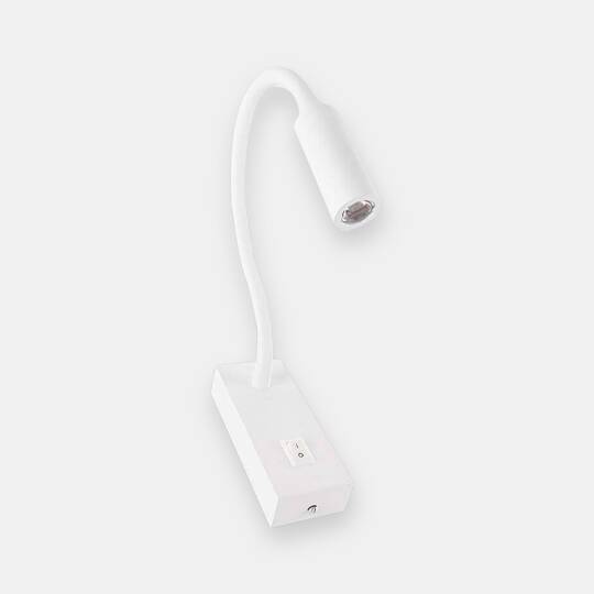 ACK 3W 3000K Günışığı 270lm Alüminyum Spiralli LED Aplik (Krom) AH09-00305