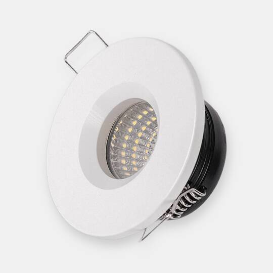 ACK 3W Mavi Işık 210lm Sıva Altı Mini Yuvarlak Led Spot (Beyaz Kasa) AH06-00160