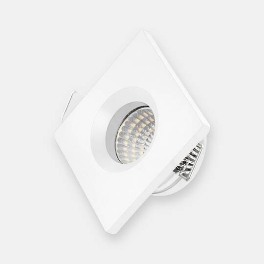 ACK 3W Yeşil Işık 210lm Sıva Altı Mini Kare Led Spot (Beyaz Kasa) AH07-01750