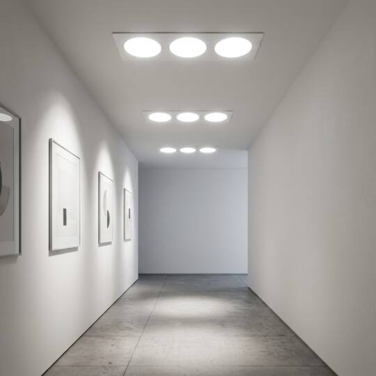 ACK 3x25W 6500K Beyaz 6750lm Kamaşma Önleyici Üçlü Sıva Altı Spot (390x140 mm Beyaz Kasa) AD10-03730 - 2