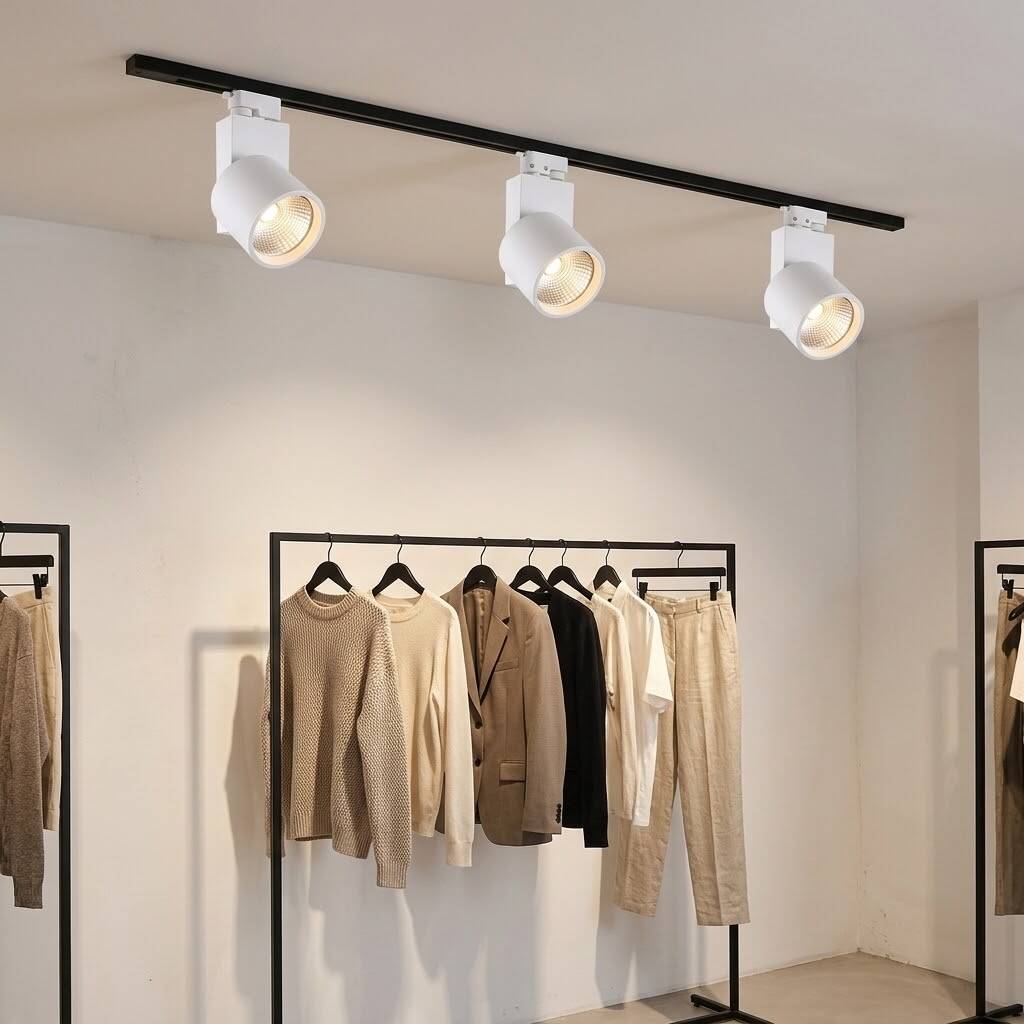 ACK 40W 3000K Günışığı LED Ray Armatürü Spot Lamba (Beyaz Kasa) AD30-14700 - 2
