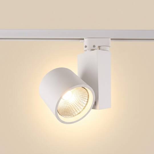 ACK 40W 3000K Günışığı LED Ray Armatürü Spot Lamba (Beyaz Kasa) AD30-14700 - 3
