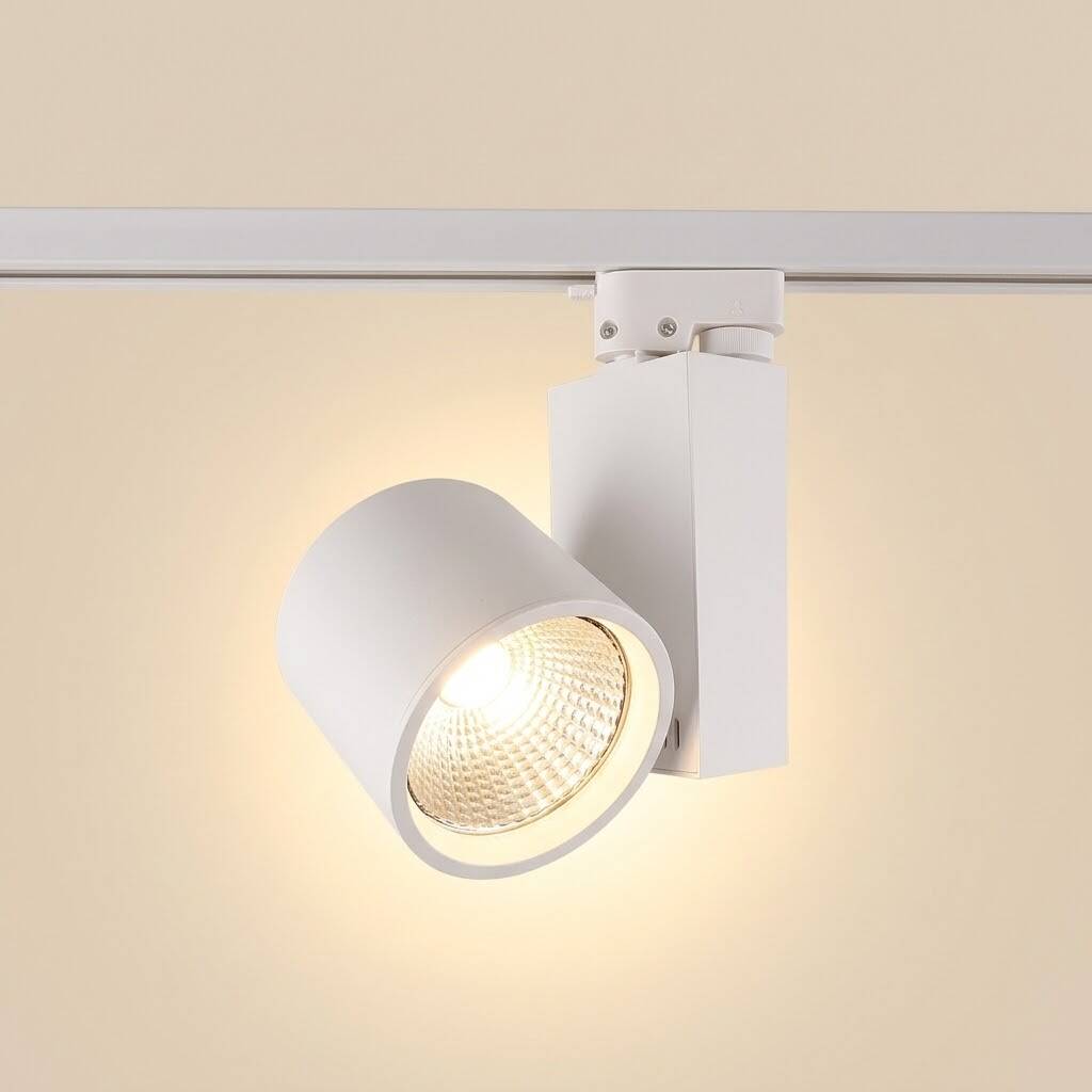 ACK 40W 3000K Günışığı LED Ray Armatürü Spot Lamba (Beyaz Kasa) AD30-14700 - 3