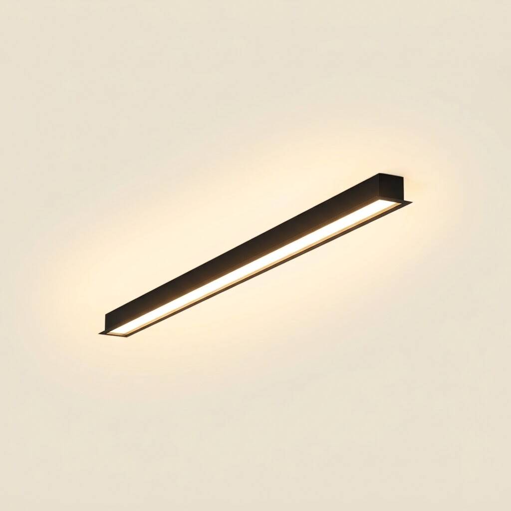 ACK 42W 3000K Günışığı G:72.10 x L:1210 mm Sıva Altı (Gömme) Linear (Lineer) Armatür Siyah Kasa AL03-22201 - 3