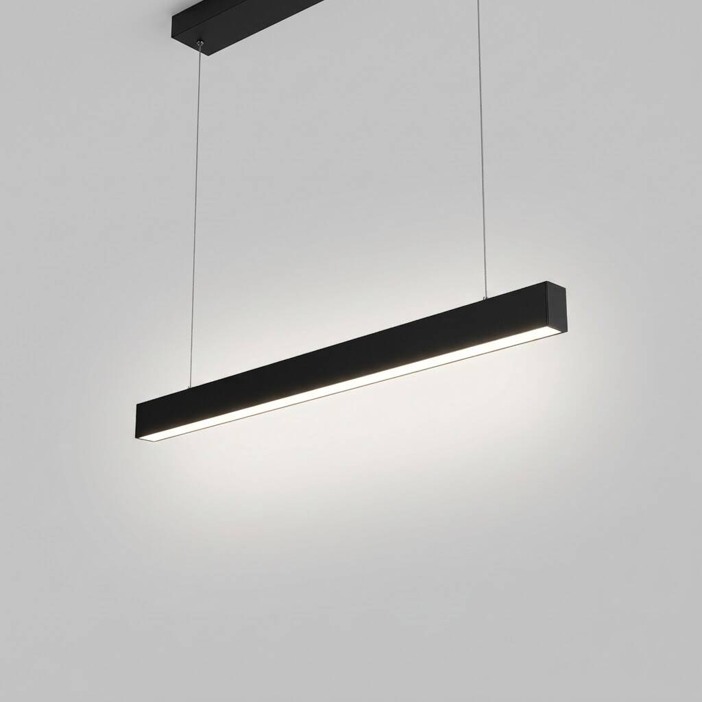 ACK 42W 4000K Ilık Beyaz 40x60x1210 mm Sıva Üstü / Sarkıt Linear (Lineer) Armatür Siyah Kasa AL01-22211 - 3
