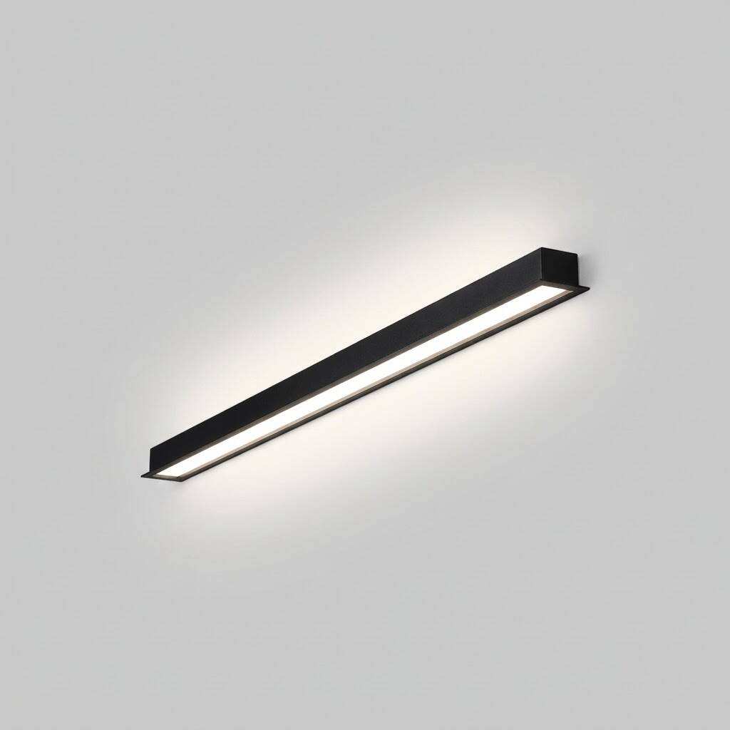 ACK 42W 4000K Ilık Beyaz G:72.10 x L:1210 mm Sıva Altı (Gömme) Linear (Lineer) Armatür Siyah Kasa AL03-22211 - 3