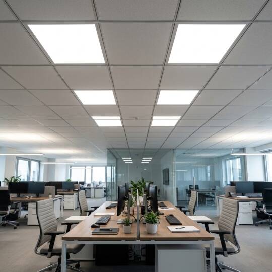 ACK 42W 4000K Ilık Beyaz Sıva Altı Led Panel (600x600 Beyaz Kasa) AP20-46610 - 2