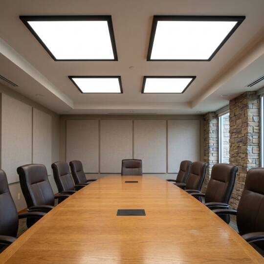 ACK 42W 4000K Ilık Beyaz Sıva Altı Led Panel (600x600 Siyah Kasa) AP20-46611 - 2