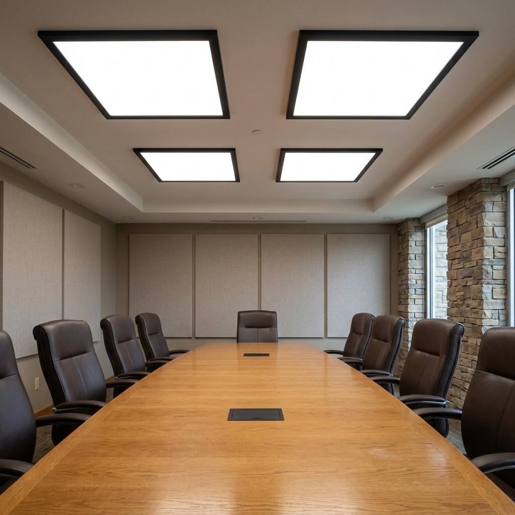 ACK 42W 4000K Ilık Beyaz Sıva Altı Led Panel (600x600 Siyah Kasa) AP20-46611 - 2