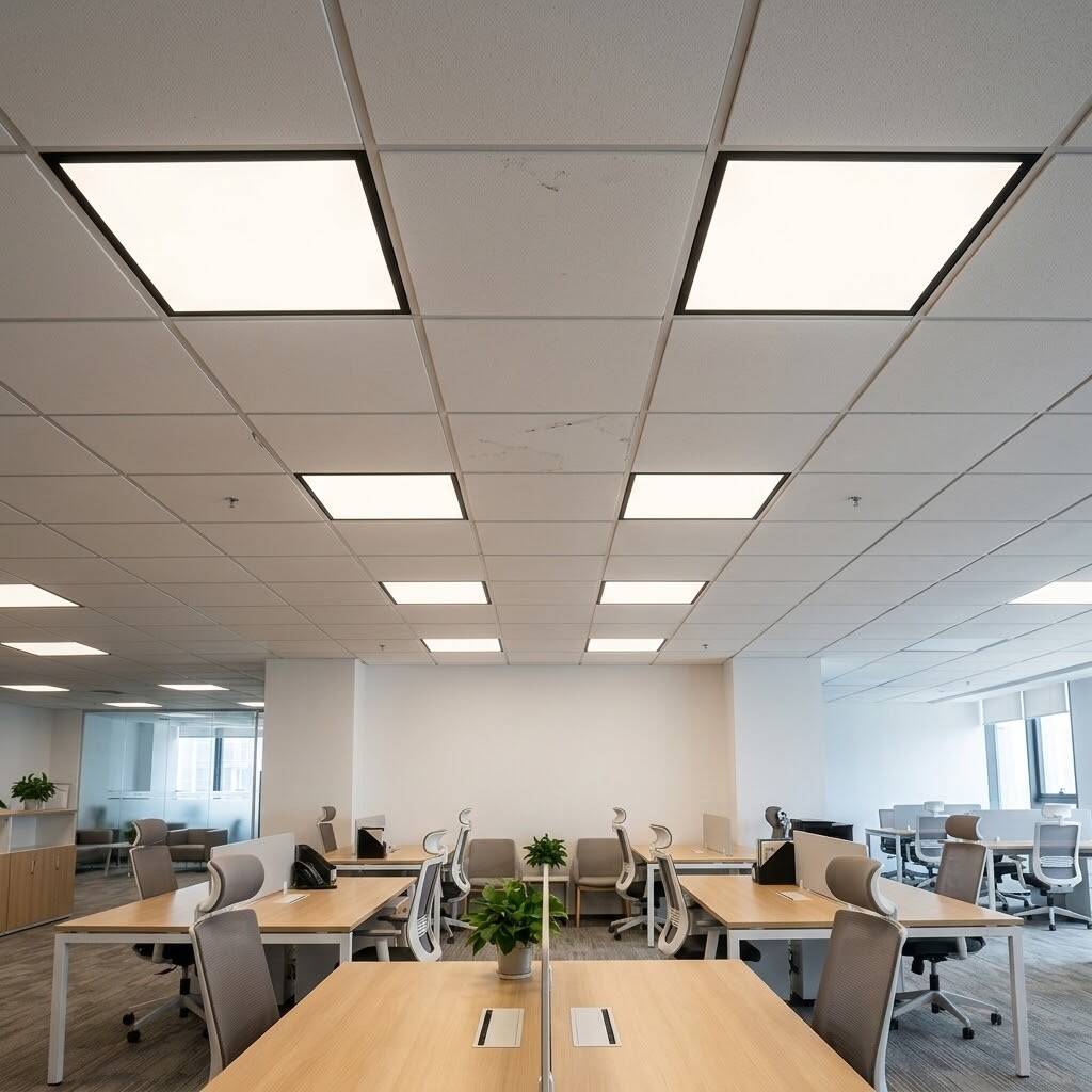 ACK 42W 4000K Ilık Beyaz Sıva Üstü Led Panel (600x600 Siyah Kasa) AP04-46611 - 2