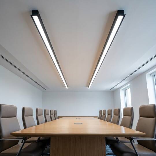ACK 42W 6500K Beyaz G:72.10 x L:1210 mm Sıva Altı (Gömme) Linear (Lineer) Armatür Siyah Kasa AL03-22231 - 2