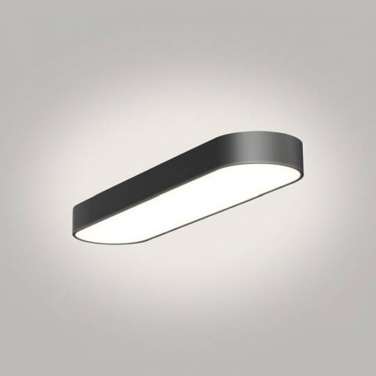 ACK 42W Geniş Çaplı Dekoratif Linear Sarkıt Armatür 15cmx100cm Dikdörtgen Siyah Kasa AL02-80401 - 3