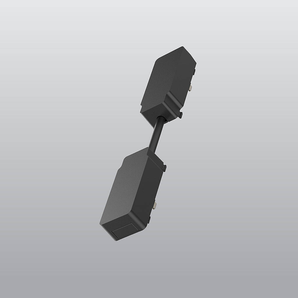 ACK 48V Magnetik Ray Aksesuarı - Ara Bağlantı Konnektörü (Kısa) Siyah (Kod: AD45-92200) - 1
