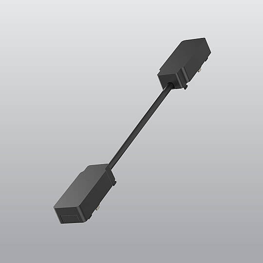 ACK 48V Magnetik Ray Aksesuarı - Ara Bağlantı Konnektörü (Uzun) Siyah (Kod: AD45-92100)