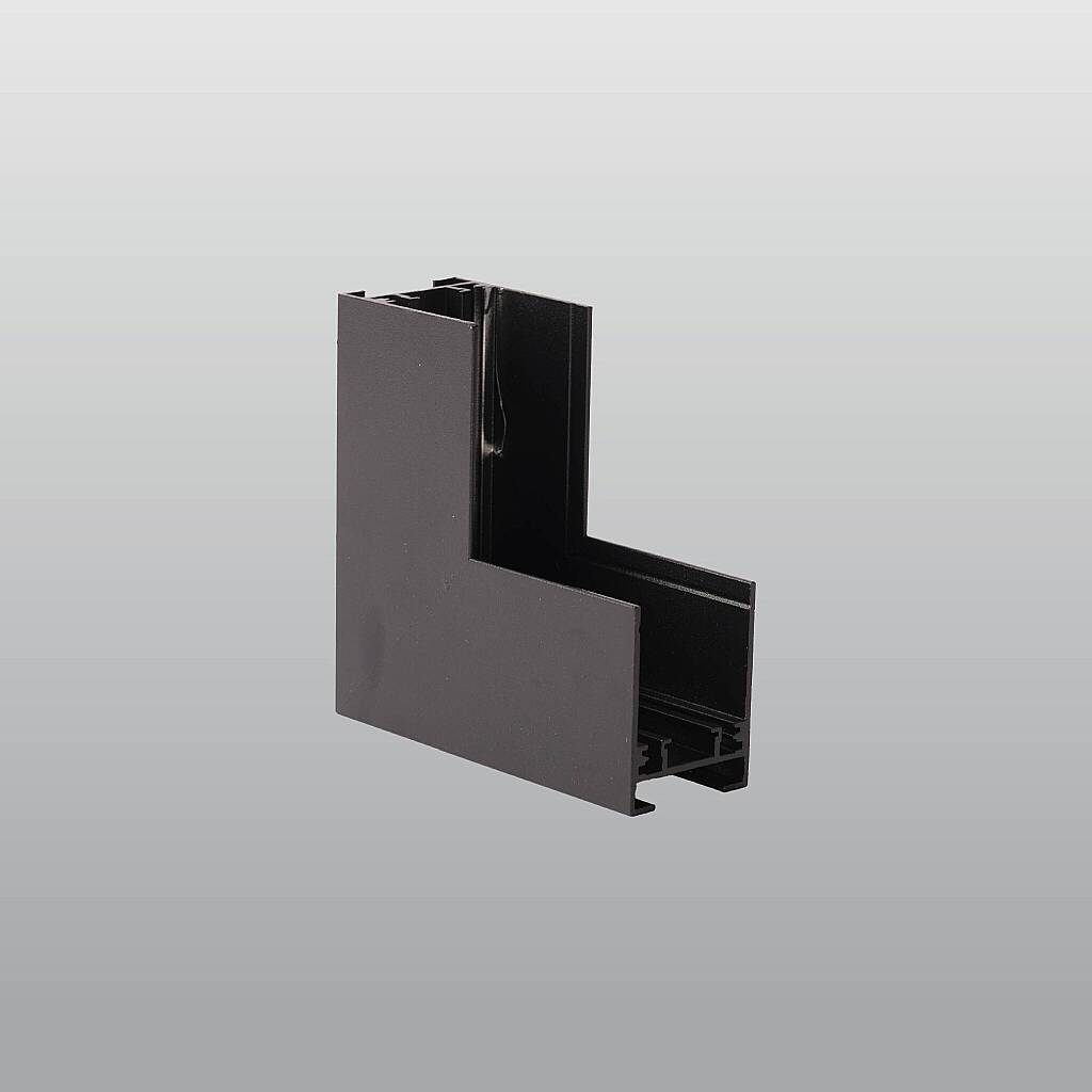 ACK 48V Magnetik Ray Aksesuarı - Dikey Dönüş Aparatı Sıvaüstü Siyah (Kod: AD45-97500) - 1