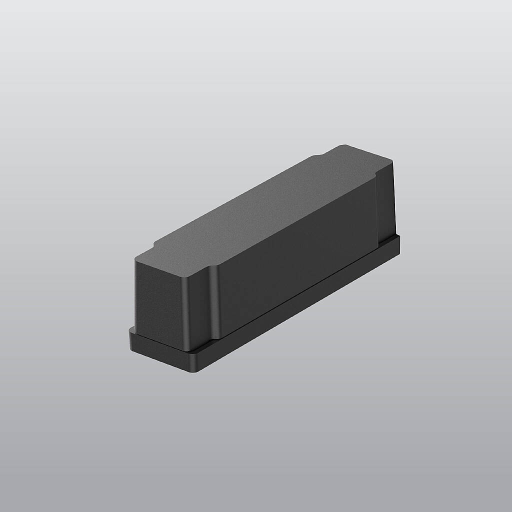 ACK 48V Magnetik Ray Aksesuarı - Driver Kablo Kutusu Sıvaüstü Siyah (Kod: AD45-96100) - 1