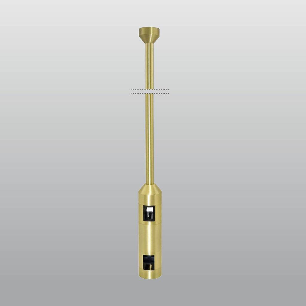 ACK 48V Rétro Magnetik Ray Aksesuarı - Çift Katmanlı Ayarlanabilir Tavana Monte Askı Silindiri (Raylar Arası Enerji Aktarımlı) (Bakır (Copper)) AD50-95407 - 1