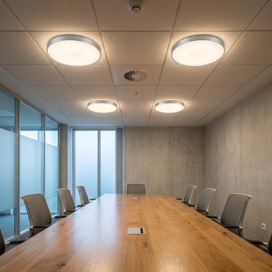 ACK 48W 3000K Günışığı Sıva Üstü Yuvarlak Led Panel (Ø300 mm Beyaz Kasa) AP05-04800 - 2