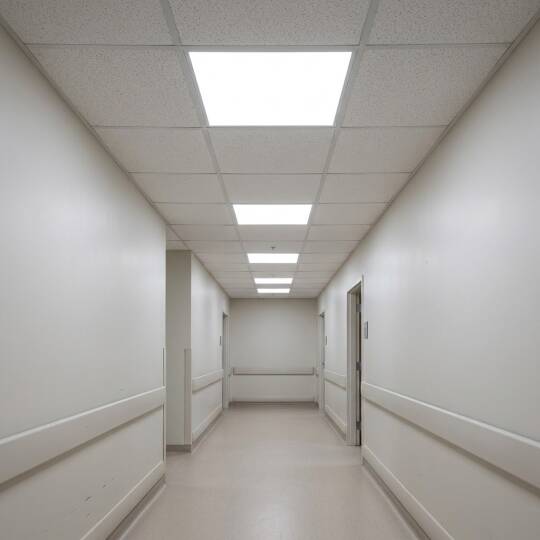 ACK 48W 4000K Ilık Beyaz Sıva Üstü Yuvarlak Led Panel (Ø300 mm Beyaz Kasa) AP05-04810 - 2
