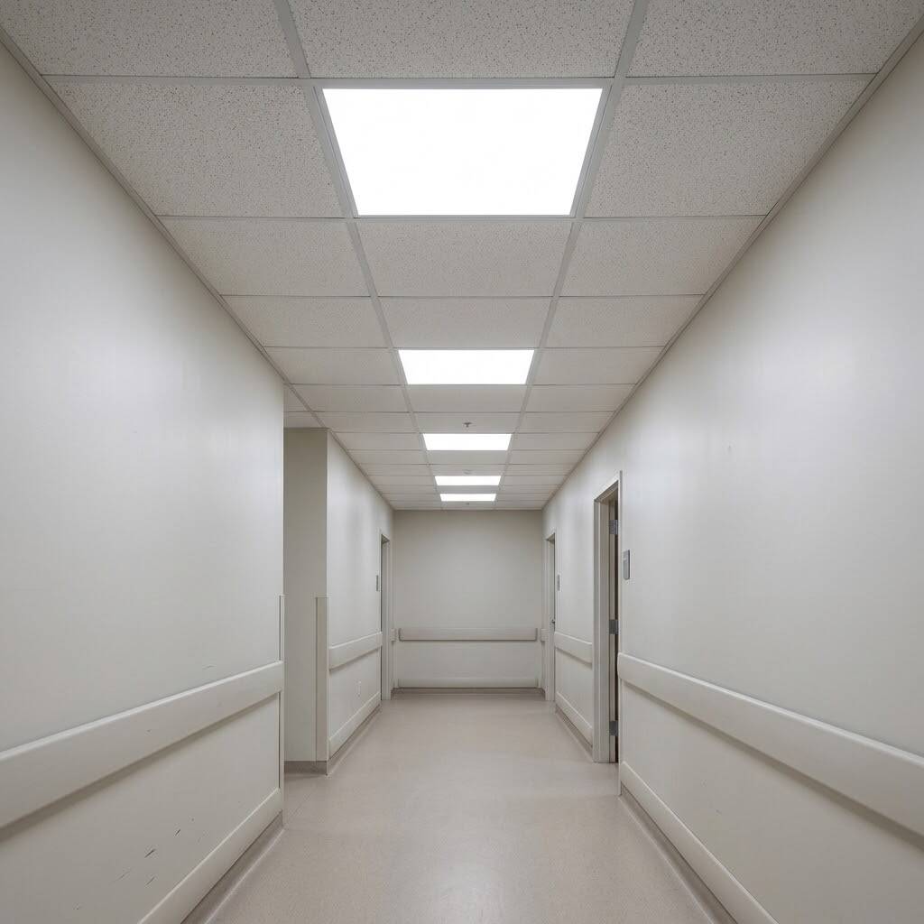 ACK 48W 4000K Ilık Beyaz Sıva Üstü Yuvarlak Led Panel (Ø300 mm Beyaz Kasa) AP05-04810 - 2