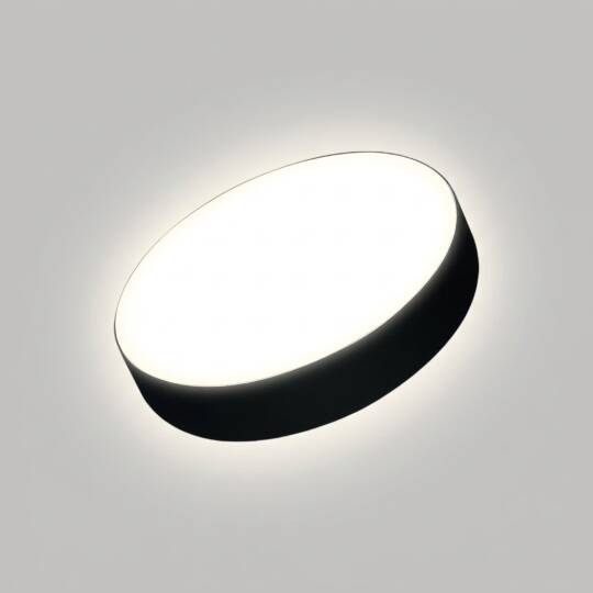 ACK 48W 4000K Ilık Beyaz Sıva Üstü Yuvarlak Led Panel (Ø300 mm Siyah Kasa) AP05-04811 - 3