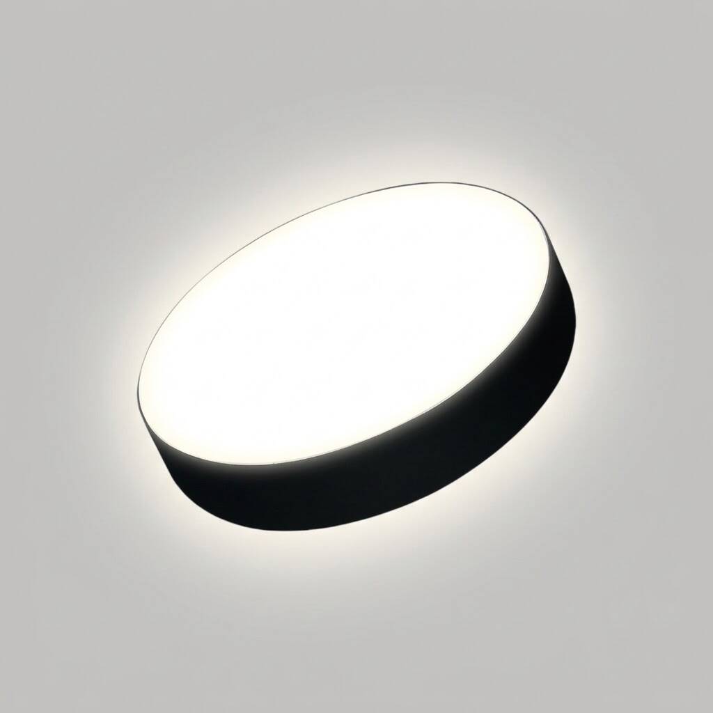 ACK 48W 4000K Ilık Beyaz Sıva Üstü Yuvarlak Led Panel (Ø300 mm Siyah Kasa) AP05-04811 - 3