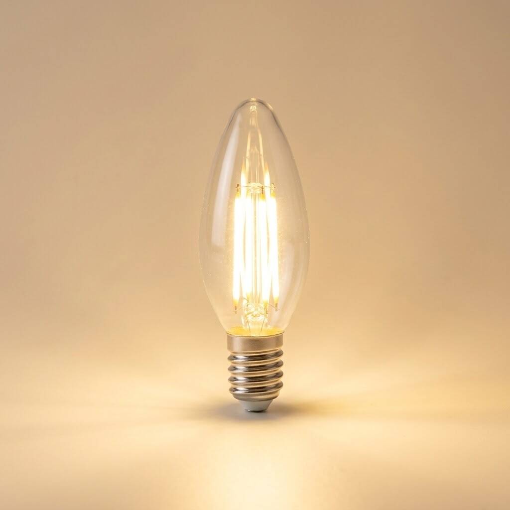 ACK 4W C35 3000K Günışığı LED Rustik Ampul AA36-00410 - 3