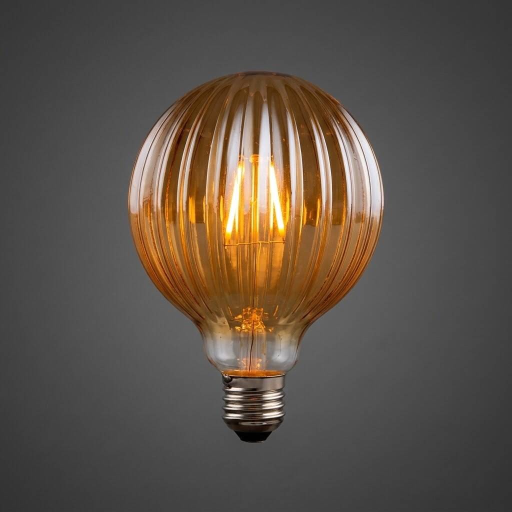ACK 4W G100 Uzun Flaman 2200K Amber (Sıcak Vintage) LED Rustik Ampul AB57-00420 - 3