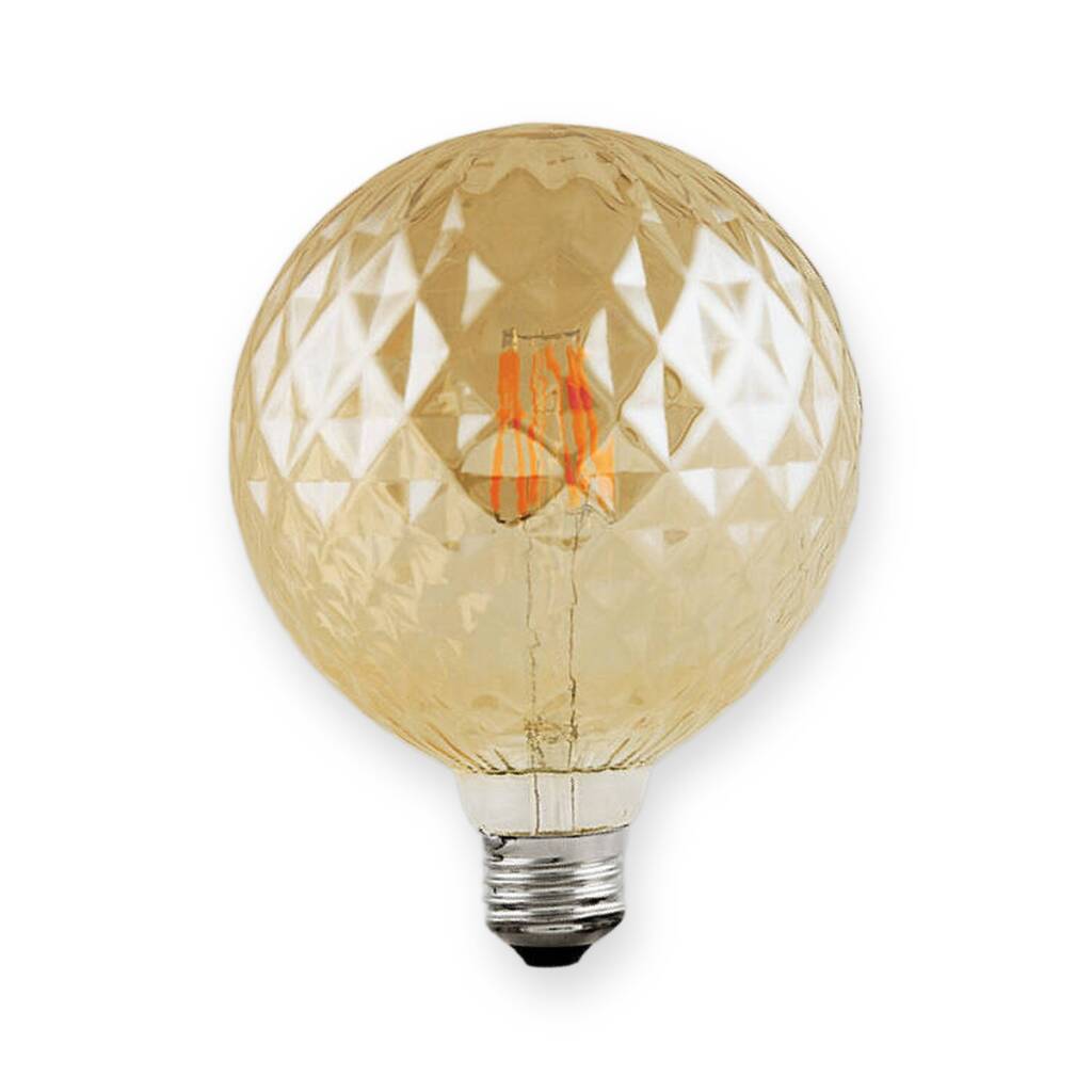 ACK 4W G125 Uzun Flaman 2200K Amber (Sıcak Vintage) LED Rustik Ampul AB58-00420 - 1