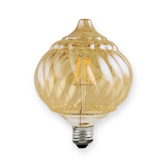 ACK 4W G125 Uzun Flaman 2200K Amber (Sıcak Vintage) LED Rustik Ampul AB59-00420
