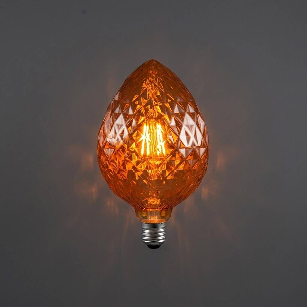 ACK 4W G95 2200K Amber (Sıcak Vintage) LED Rustik Ampul AB55-00420 - 3