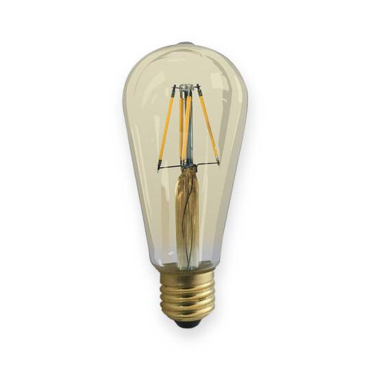 ACK 4W ST64 Uzun Flaman 2700K Sıcak Beyaz LED Rustik Ampul AB46-00420