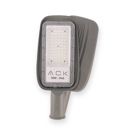 ACK 50W 6500K Beyaz 5400 lm LED Sokak Armatürü (Gri) AT41-15030