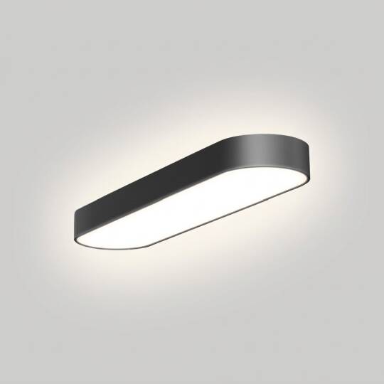 ACK 50W Geniş Çaplı Dekoratif Linear Sarkıt Armatür 15cmx120cm Dikdörtgen Siyah Kasa AL02-80501 - 3