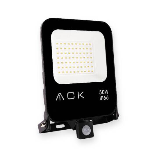 ACK 50W Sensörlü 6500K Beyaz LED Projektör AT62-25032
