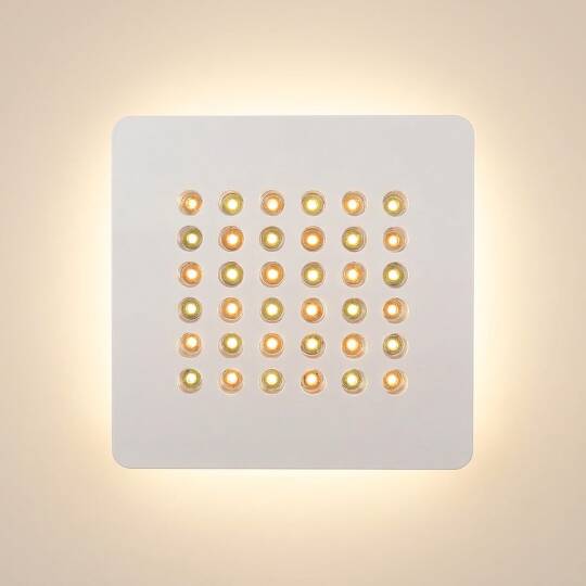 ACK 54W 3000K Günışığı 4210lm Profesyonel Kuyumcu / Mücevher Aydınlatma Armatürü (Kare (36 Led)) AJ02-03600 - 3