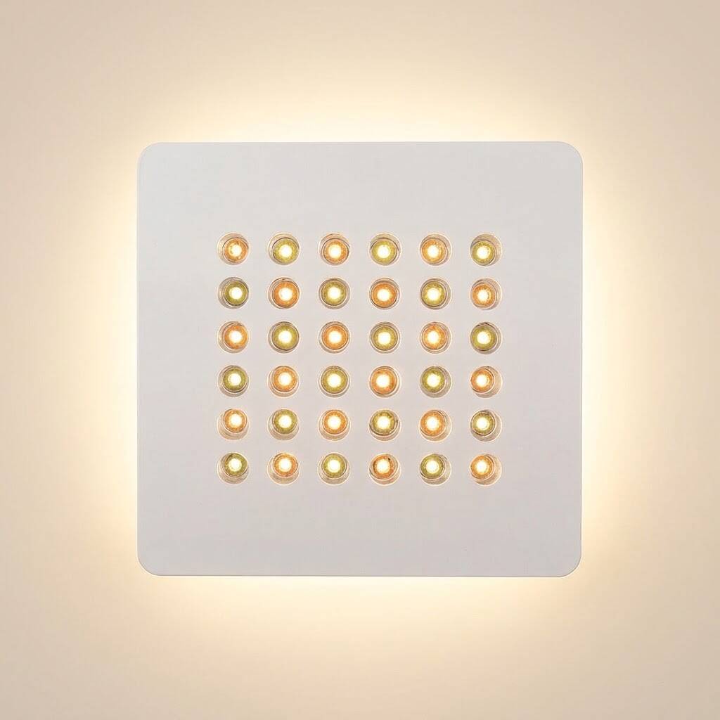 ACK 54W 3000K Günışığı 4210lm Profesyonel Kuyumcu / Mücevher Aydınlatma Armatürü (Kare (36 Led)) AJ02-03600 - 3