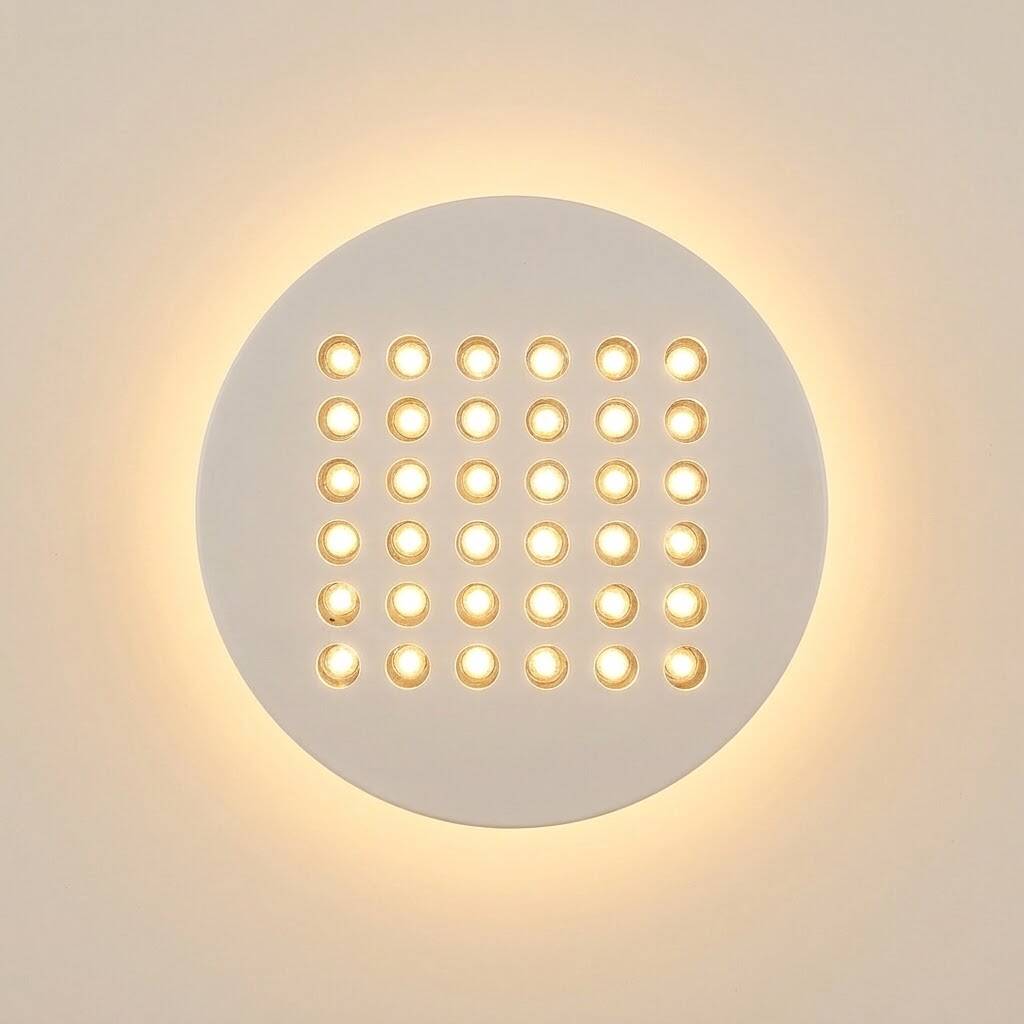 ACK 54W 3000K Günışığı 4210lm Profesyonel Kuyumcu / Mücevher Aydınlatma Armatürü (Yuvarlak (36 Led)) AJ01-03600 - 3