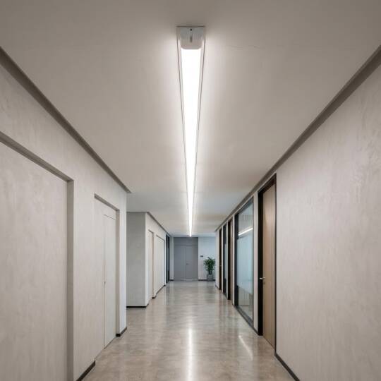 ACK 54W 4000K Ilık Beyaz 5850lm Satürn LED Bant Armatür AN29-01213 - 2