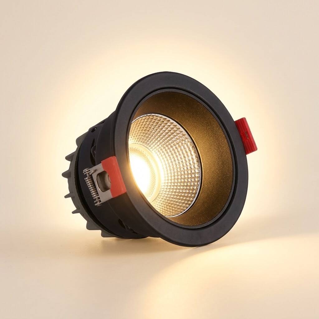 ACK 5W 3000K Günışığı 350lm Alüminyum Gövde Sıva Altı Spot (Ø86 mm Siyah-Siyah Çift Renk Kasa) AD01-15101 - 3
