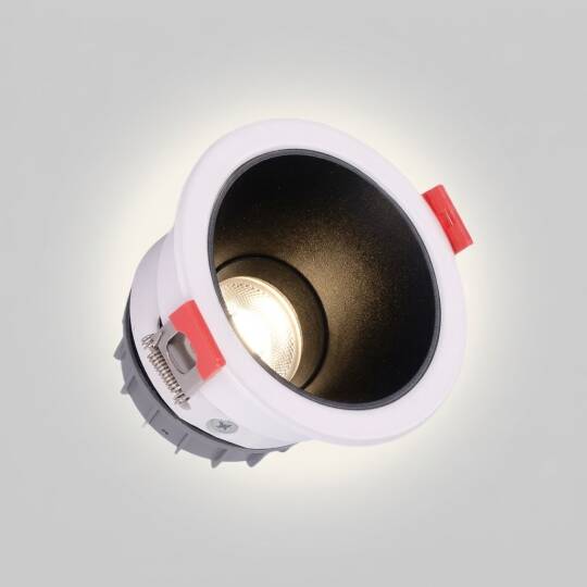 ACK 5W 4000K Ilık Beyaz 355lm Alüminyum Gövde Sıva Altı Spot (Ø86 mm Beyaz-Siyah Çift Renk Kasa) AD01-15110 - 3