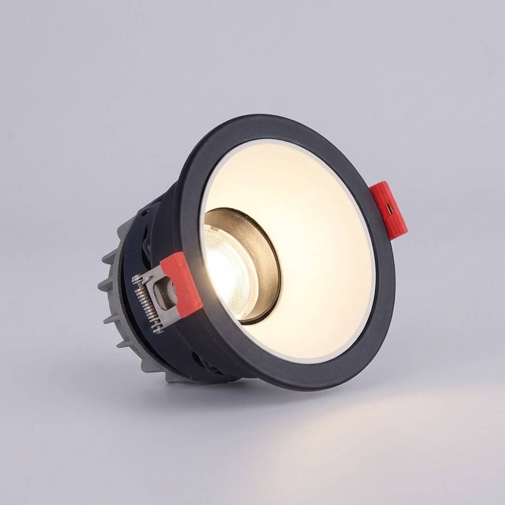 ACK 5W 4000K Ilık Beyaz 355lm Alüminyum Gövde Sıva Altı Spot (Ø86 mm Siyah-Beyaz Çift Renk Kasa) AD01-15011 - 3