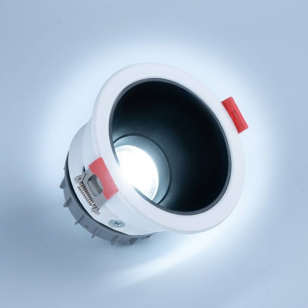 ACK 5W 6500K Beyaz 360lm Alüminyum Gövde Sıva Altı Spot (Ø86 mm Beyaz-Siyah Çift Renk Kasa) AD01-15130 - 3