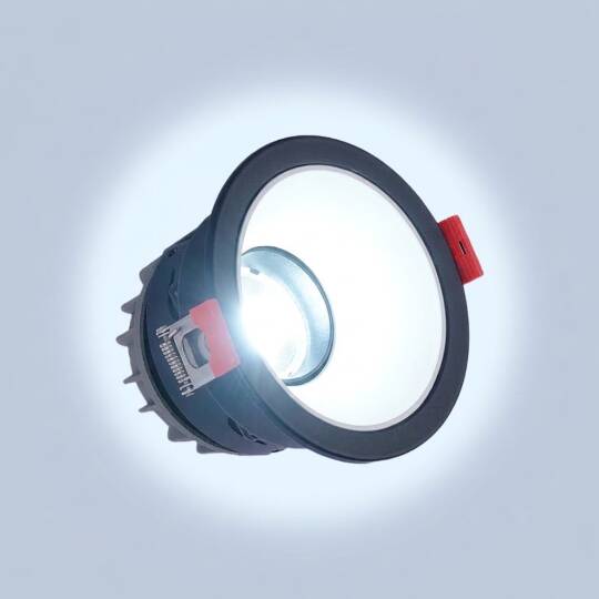 ACK 5W 6500K Beyaz 360lm Alüminyum Gövde Sıva Altı Spot (Ø86 mm Siyah-Beyaz Çift Renk Kasa) AD01-15031 - 3