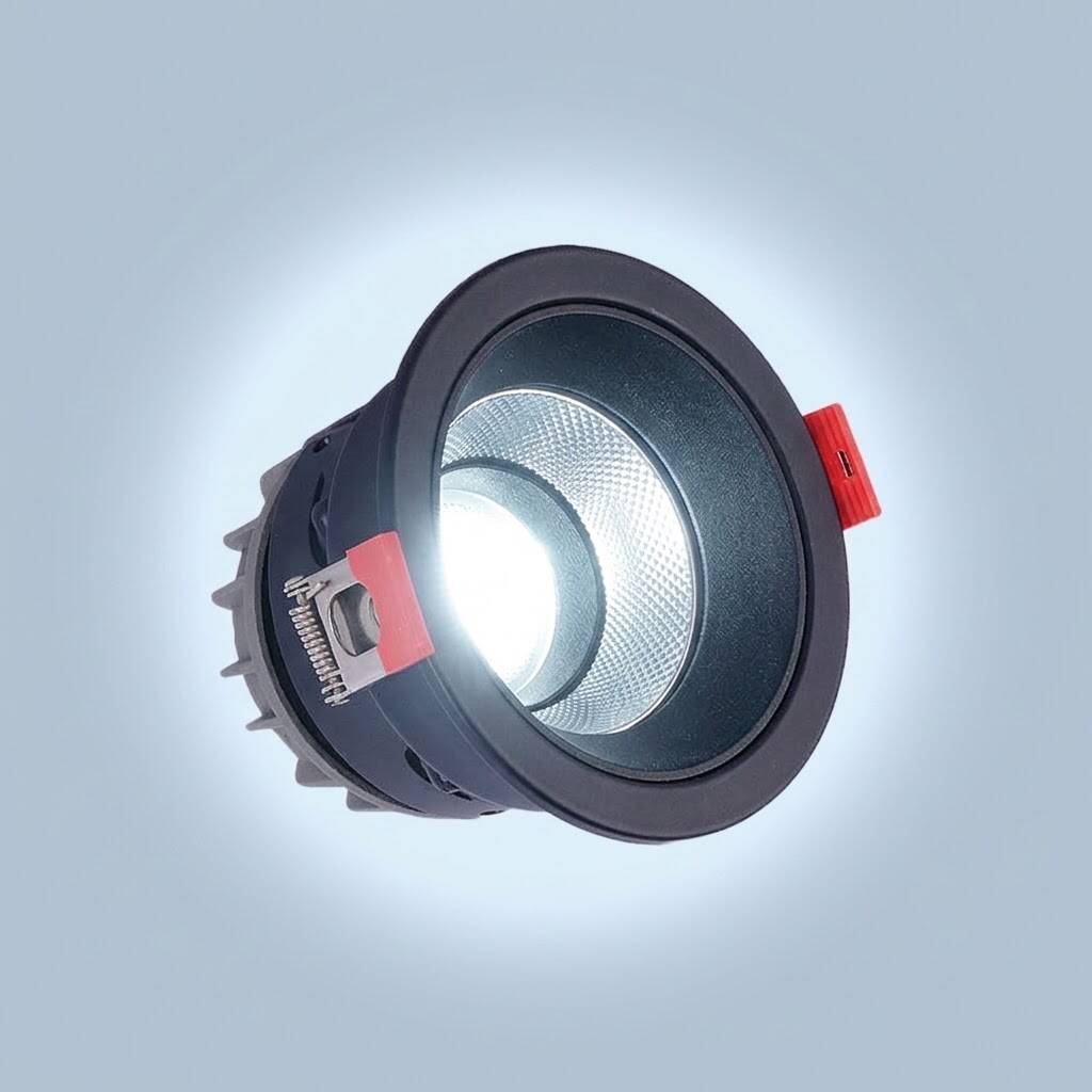 ACK 5W 6500K Beyaz 360lm Alüminyum Gövde Sıva Altı Spot (Ø86 mm Siyah-Siyah Çift Renk Kasa) AD01-15131 - 3