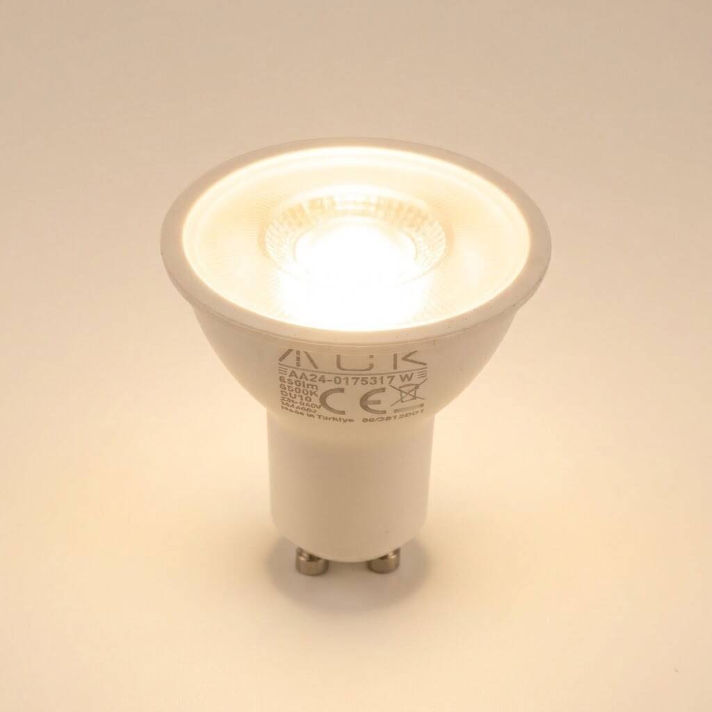 ACK 5W GU10 Lensli GU10 3000K Günışığı 450 lm LED Ampul AA25-01550 - 3