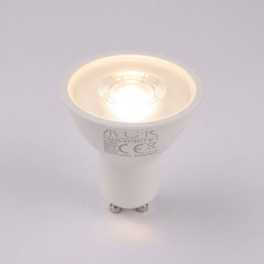 ACK 5W GU10 Lensli GU10 4000K Ilık Beyaz 450 lm LED Ampul AA25-01551 - 3